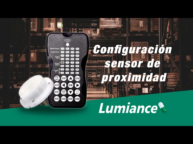 CAPSULA LUMIANCE: Configuración sensor de proximidad.